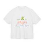 Camiseta box ultra gruesa - Blanco - Camiseta «Cada dia va pitjor i avui pareix demà»