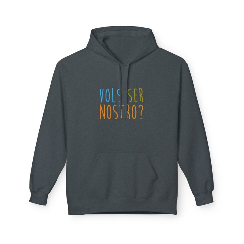 Sudadera Softstyle con capucha - Gris oscuro jaspeado - Vols ser nostro?