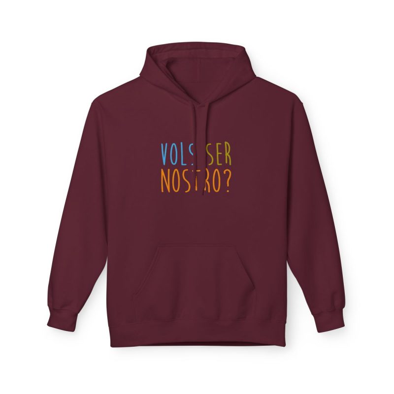 Sudadera Softstyle con capucha - Granate - Vols ser nostro?