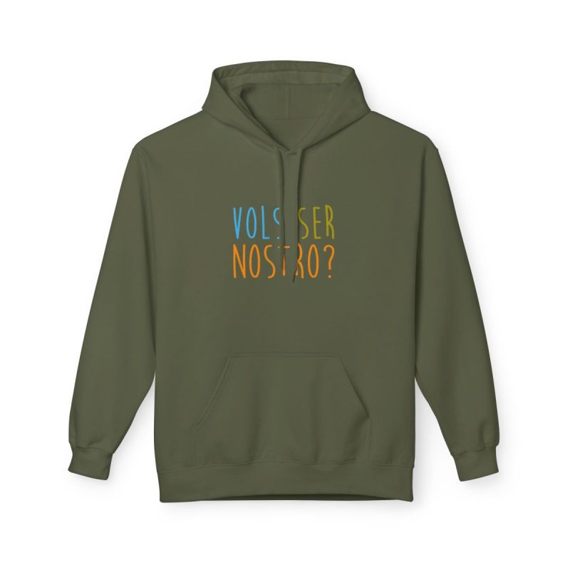 Sudadera Softstyle con capucha - Verde militar - Vols ser nostro?