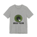 Camiseta jersey manga corta - Gris jaspeado - Camiseta «Mos veim»