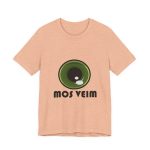 Camiseta jersey manga corta - Melocoton jaspeado - Camiseta «Mos veim»