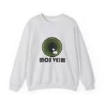 Sudadera cuello redondo - Gris ceniza - Camiseta «Mos veim» Sudadera cuello redondo - Gris ceniza - Camiseta «Mos veim»