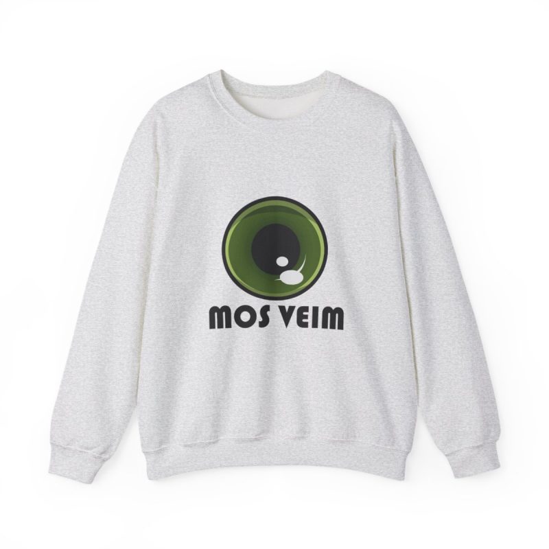 Sudadera cuello redondo - Gris ceniza - Camiseta «Mos veim» Sudadera cuello redondo - Gris ceniza - Camiseta «Mos veim»