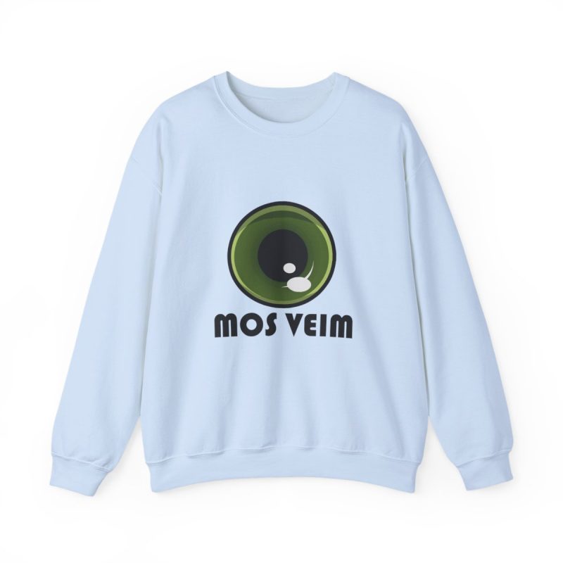 Sudadera cuello redondo - Azul claro - Camiseta «Mos veim»