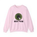 Sudadera cuello redondo - Rosa claro - Camiseta «Mos veim» Sudadera cuello redondo - Rosa claro - Camiseta «Mos veim»