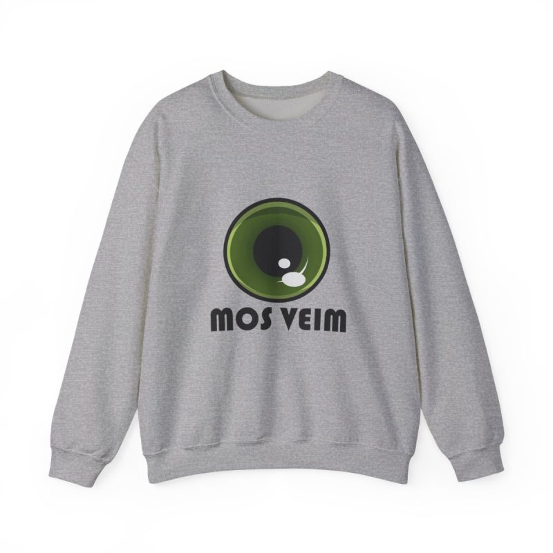 Sudadera cuello redondo - Gris deportivo - Camiseta «Mos veim»
