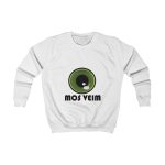 Sudadera infantil - Blanco artico - Camiseta «Mos veim» Sudadera infantil - Blanco artico - Camiseta «Mos veim»