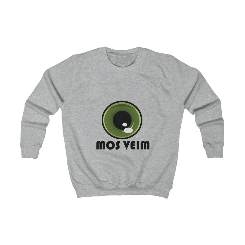 Sudadera infantil - Gris jaspeado claro - Camiseta «Mos veim»
