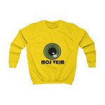 Sudadera infantil - Amarillo sol - Camiseta «Mos veim» Sudadera infantil - Amarillo sol - Camiseta «Mos veim»