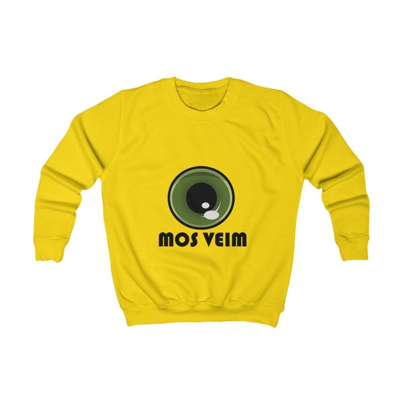 Sudadera infantil - Amarillo sol - Camiseta «Mos veim»