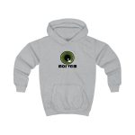 Sudadera con capucha infantil - Gris jaspeado claro - Camiseta «Mos veim»