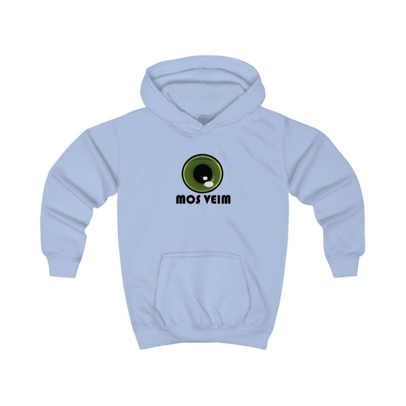 Sudadera con capucha infantil - Azul cielo - Camiseta «Mos veim»