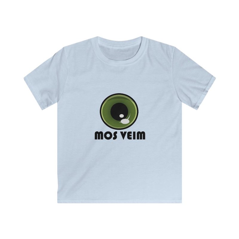 Camiseta infantil Softstyle - Azul claro - Camiseta «Mos veim»
