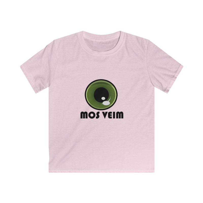 Camiseta infantil Softstyle - Rosa claro - Camiseta «Mos veim»