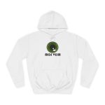 Sudadera universitaria - Blanco artico - Camiseta «Mos veim» Sudadera universitaria - Blanco artico - Camiseta «Mos veim»