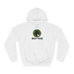 Sudadera universitaria - Blanco artico - Camiseta «Mos veim»