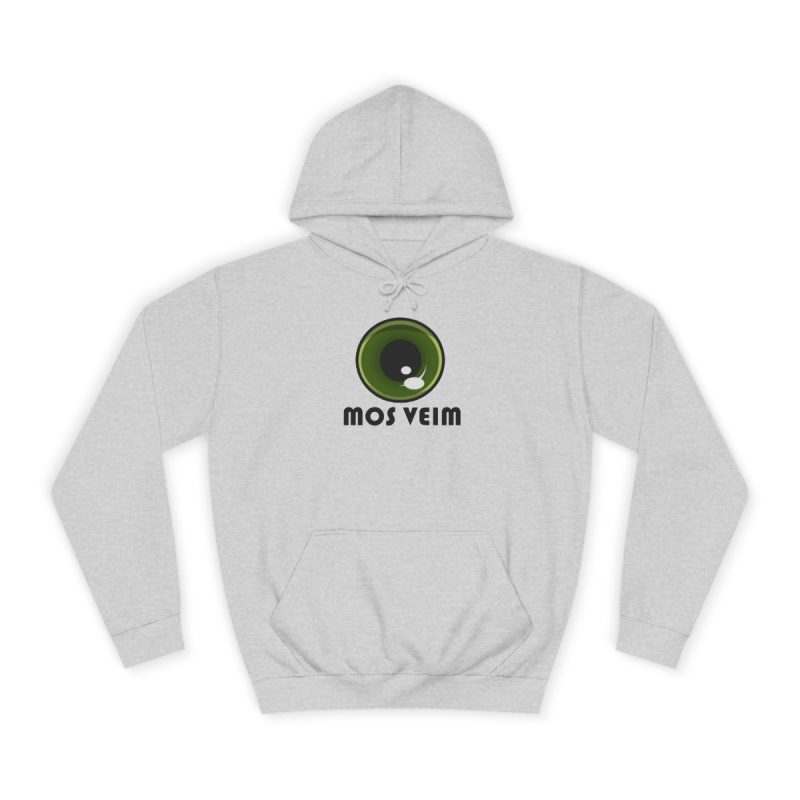Sudadera universitaria - Gris jaspeado claro - Camiseta «Mos veim»
