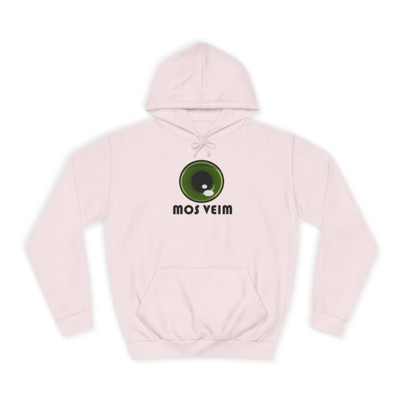 Sudadera universitaria - Rosa bebe - Camiseta «Mos veim»