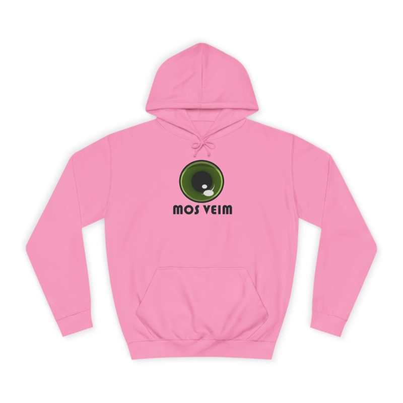 Sudadera universitaria - Rosa algodon de azucar - Camiseta «Mos veim»