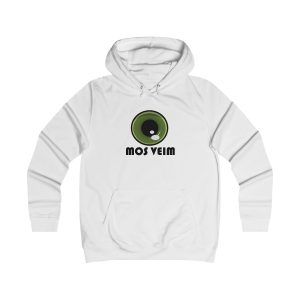 Sudadera universitaria mujer - Blanco artico - Camiseta «Mos veim»