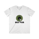 Camiseta hombre entallada cuello de pico - Blanco - Camiseta «Mos veim»