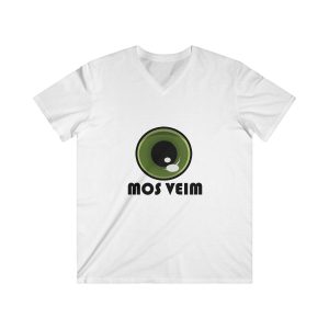Camiseta hombre entallada cuello de pico - Blanco - Camiseta «Mos veim»