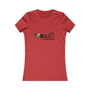 Camiseta mujer Favorite - Rojo - Camiseta Dilluns Gall