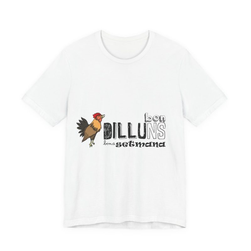 Camiseta jersey manga corta - Blanco - Camiseta Dilluns Gall