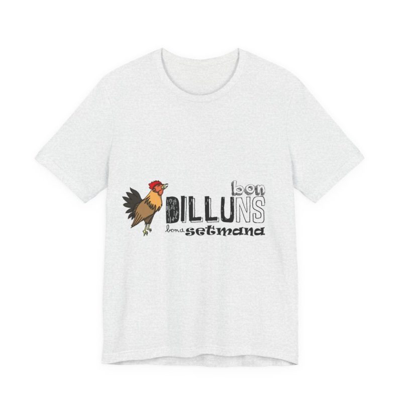 Camiseta jersey manga corta - Gris ceniza - Camiseta Dilluns Gall