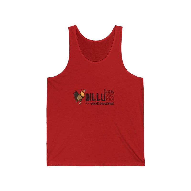 Camiseta de tirantes - Rojo - Camiseta Dilluns Gall Camiseta de tirantes - Rojo - Camiseta Dilluns Gall