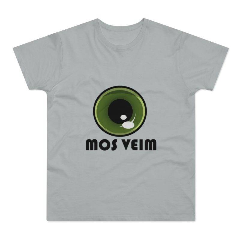 Camiseta hombre punto liso - Gris Pacifico - Camiseta «Mos veim»