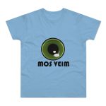 Camiseta hombre punto liso - Azul cielo - Camiseta «Mos veim» Camiseta hombre punto liso - Azul cielo - Camiseta «Mos veim»