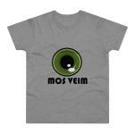 Camiseta hombre punto liso - Gris deportivo jaspeado - Camiseta «Mos veim» Camiseta hombre punto liso - Gris deportivo jaspeado - Camiseta «Mos veim»