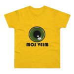 Camiseta hombre punto liso - Amarillo dorado - Camiseta «Mos veim» Camiseta hombre punto liso - Amarillo dorado - Camiseta «Mos veim»