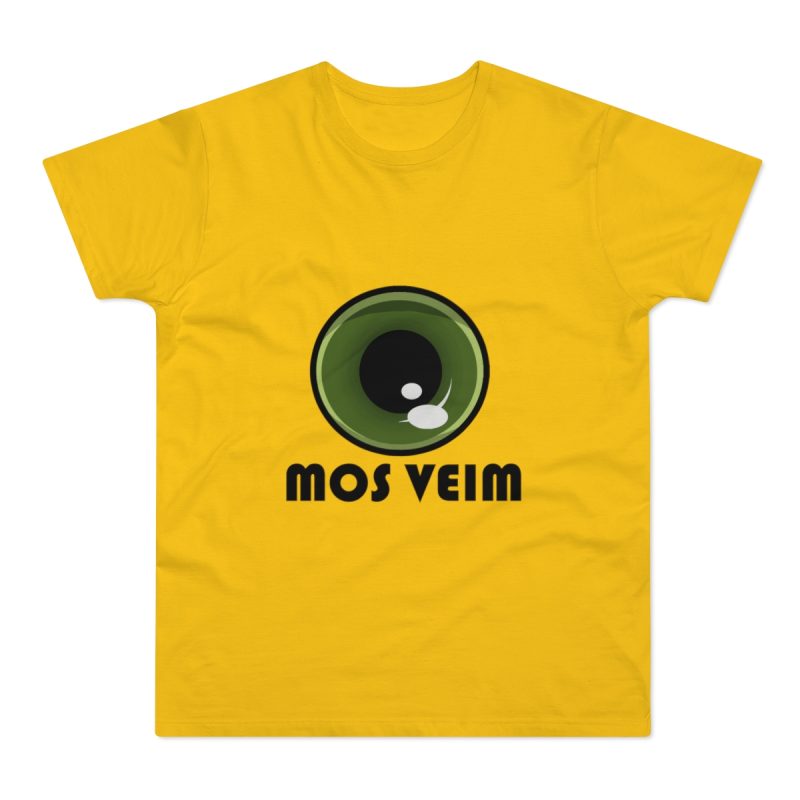 Camiseta hombre punto liso - Amarillo dorado - Camiseta «Mos veim»