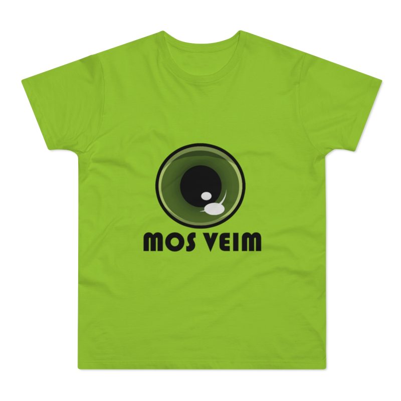 Camiseta hombre punto liso - Verde orquidea - Camiseta «Mos veim»