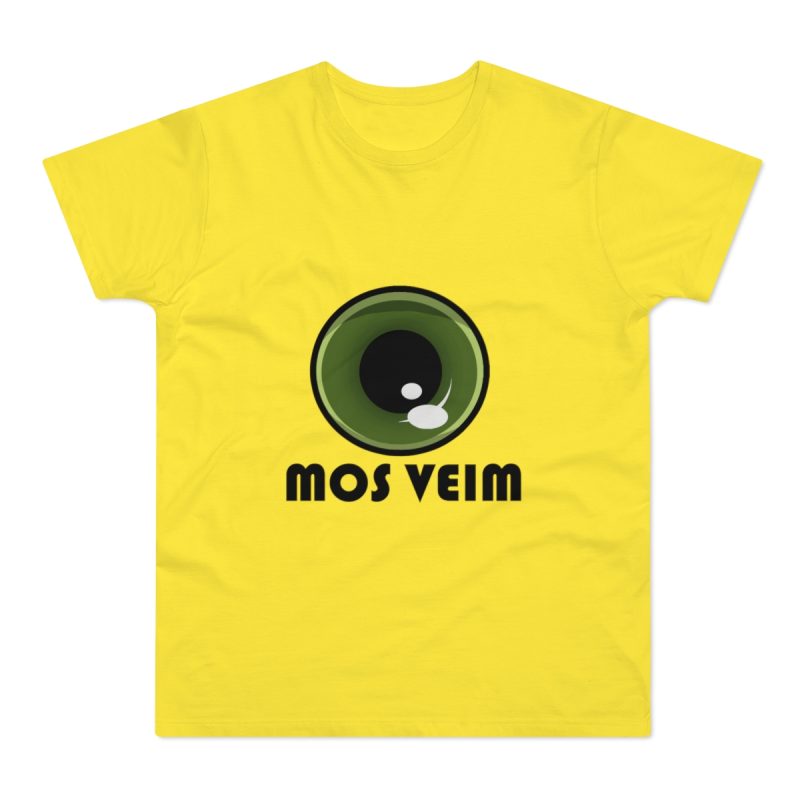 Camiseta hombre punto liso - Amarillo solar - Camiseta «Mos veim»
