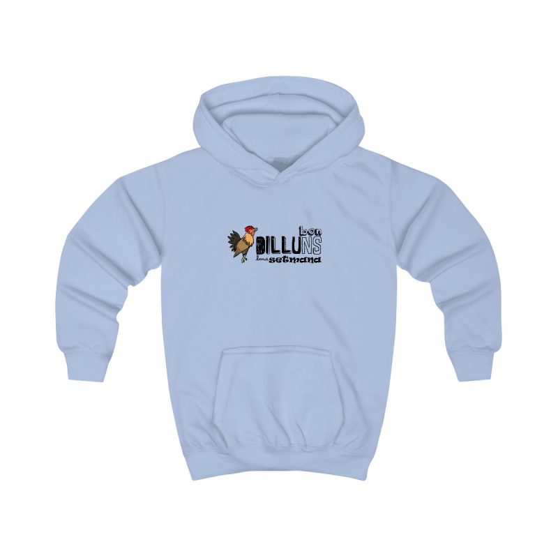 Sudadera con capucha infantil - Azul cielo - Camiseta Dilluns Gall