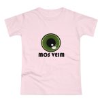 Camiseta mujer punto liso - Rosa orquidea - Camiseta «Mos veim» Camiseta mujer punto liso - Rosa orquidea - Camiseta «Mos veim»