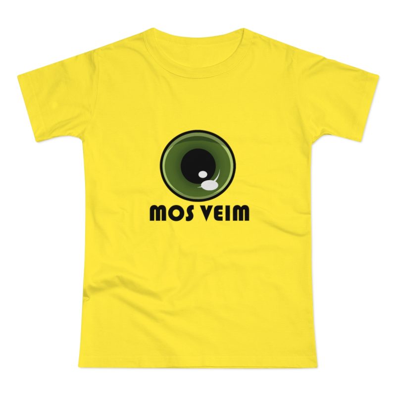 Camiseta mujer punto liso - Amarillo solar - Camiseta «Mos veim»