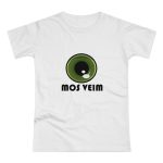 Camiseta mujer punto liso - Blanco - Camiseta «Mos veim» Camiseta mujer punto liso - Blanco - Camiseta «Mos veim»