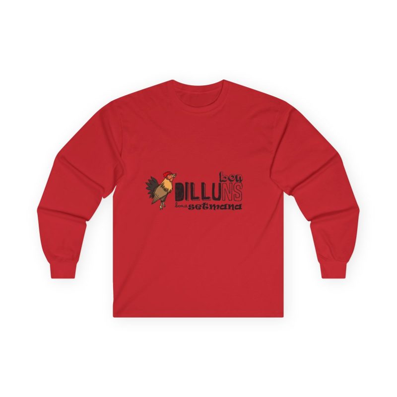Camiseta manga larga - Rojo - Camiseta Dilluns Gall Camiseta manga larga - Rojo - Camiseta Dilluns Gall