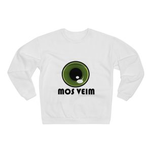 Sudadera cuello redondo premium - Blanco - Camiseta «Mos veim»