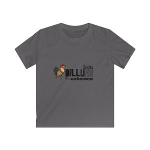 Camiseta infantil Softstyle - Gris marengo - Camiseta Dilluns Gall