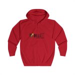 Sudadera con capucha y cremallera - Rojo fuego - Camiseta Dilluns Gall