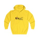 Sudadera con capucha y cremallera - Amarillo sol - Camiseta Dilluns Gall