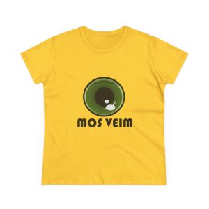 Camiseta mujer algodon medio - Amarillo margarita - Camiseta «Mos veim»