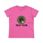 Camiseta mujer algodon medio - Rosa azalea - Camiseta «Mos veim»