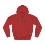 Sudadera universitaria - Rojo fuego - Camiseta Dilluns Gall Sudadera universitaria - Rojo fuego - Camiseta Dilluns Gall
